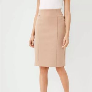 NWOT Ann Taylor Pencil Skirt - Natural Camel